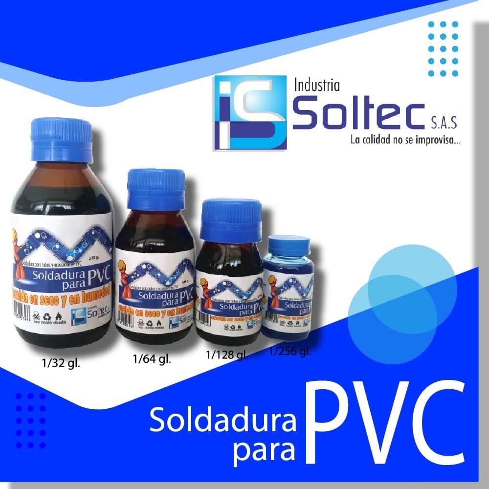 Soldadura para pvc INDUSRIA SOLTEC